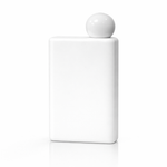 Load image into Gallery viewer, [ZMWH04] White Rectangle Edge Cap Bottle With White Dome Cap - 200ml

