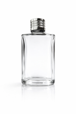 Load image into Gallery viewer, [ZMG175] Transparent Glass Bottle With Silver Tin Cap - 30ml

