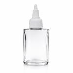 Load image into Gallery viewer, [ZMG176] Transparent Glass Bottle With White Twist Cap - 30ml
