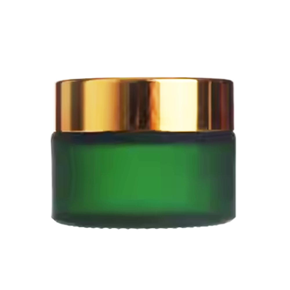 Dark Green Color Jar,  Zenvista Packagings, Packagings Solution,  Gold cap,  Dark Green Color Jar with  Gold  Screw cap, Cosmetic  Jar , Cosmetic  Products Packagings,  Jar for,  Lotion,  Face Cream , Body  Massage Cream  