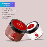 Load image into Gallery viewer, Product Label Template Editable Cosmetic Label Template Skin Care Label Essential Oil Bottle Label Body-care Label Printable Label Canva
