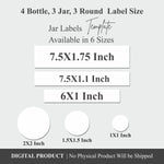 Load image into Gallery viewer, Customized Body Product Labels, DIY Cosmetic Label Editable Cosmetic Labels, Candle Label, Cosmetic Label Printable, Custom Skin Care Labels, Peonies body lotion labels
