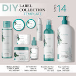 Load image into Gallery viewer, Zenvista | Editable Cosmetic Label Templates, CANVA, Editable Body Product Labels, DIY Cosmetic Labels, Custom product labels, Custom Skin Care Labels | Bottle Label Template | Jar labels Template | Brand Logo | Skincare Products | Cosmetic product label Digital label | Beauty product Label |
