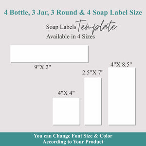 Customized Body Product Labels, DIY Cosmetic Label Editable Cosmetic Labels, Candle Label, Cosmetic Label Printable, Custom Skin Care Labels