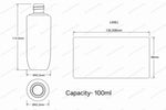 Load image into Gallery viewer, [ZMWH25] Pink Cupbase Bottle With Golden Fliptop Cap - 50ml , 100ml , 250ml
