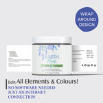 Load image into Gallery viewer, Product Label Template Editable Cosmetic Label Template Skin Care Label Essential Oil Bottle Label Body-care Label Printable Label Canva
