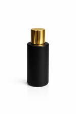 Load image into Gallery viewer, [ZMG180] Black Glass Bottle With Golden Screw Cap - 30ml
