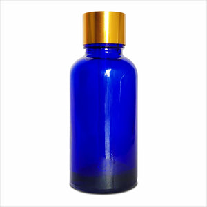 Blue Color Bottle With Golden Screw Cap-25ml,30ml [ZMG11]