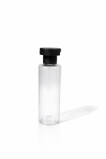 Load image into Gallery viewer, [ZMT128] Transparent Bottle With Black Elite Cap - 50ml,100ml &amp; 200ml
