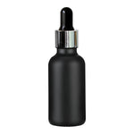 Load image into Gallery viewer, Black Color Bottle With Silver Plated Black Dropper- 25ml,30ml [ZMG04]
