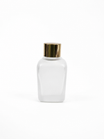 Load image into Gallery viewer, [ZMG209] Frosted Rectangle Bottle With Gold Screw Cap - 30ml
