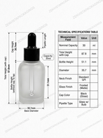 Load image into Gallery viewer, [ZMG211] Frosted Ractangle Bottle With Black Droper - 30ml
