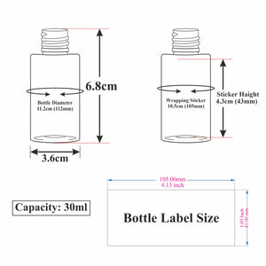 Beautiful Frosted Glass Bottle With Black AS Mist Spray [ZMG60] 25ML, 30ML, 50ML & 100ml