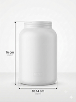 Load image into Gallery viewer, [ZMJ13] Micra Jar with White &amp; Silver Cap- 250gm, 500gm, 600gm &amp; 1kg

