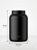 Load image into Gallery viewer, [ZMJ19] Black Color Micra Jar With Golden Streak Cap- 250gm
