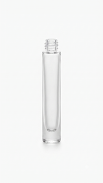Load image into Gallery viewer, [ZMS43] Clear Slim Transparent Glass Perfume Bottle With Silver Screw Cap - 10ml
