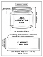 Load image into Gallery viewer, [ZMJ13] Micra Jar with White &amp; Silver Cap- 250gm, 500gm, 600gm &amp; 1kg

