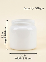 Load image into Gallery viewer, [ZMJ13] Micra Jar with White &amp; Silver Cap- 250gm, 500gm, 600gm &amp; 1kg
