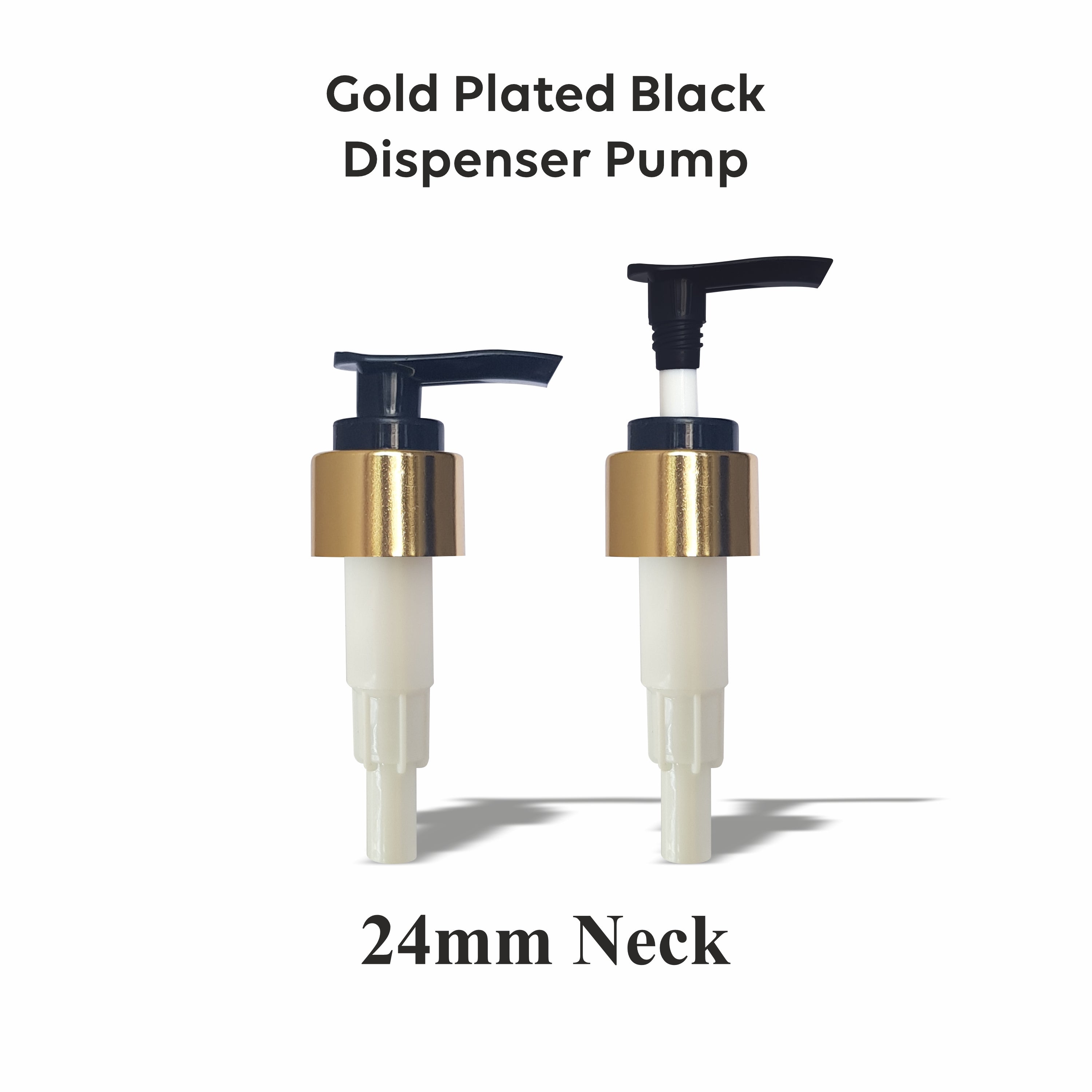 [ZMPC05] Gold Plated Black Color Dispenser Pump_ 24mm Neck