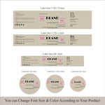 Load image into Gallery viewer, Editable Cosmetic Jar Label Template,Cosmetics Label, Printable, Circular Jar Label, Skin Care label CANVA, Tub Label ,Canva Editable Labels
