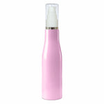 Load image into Gallery viewer, |ZMP09| LIGHT PINK ASTA PET BOTTLE WITH WHITE COLOR AS LOTION PUMP &amp; TRANSPARENT CAP WITH SILVER STREAK Available Size: 100ml
