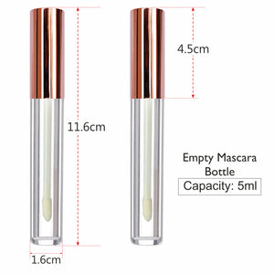 Lip Gloss/ Lip Stick Tube with Rose Gold Plated Cap- 5ml [ZMG83]
