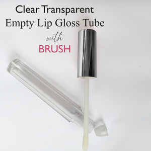 Lip Gloss/ Lip Stick Tube with Silver Plated Cap- 5ml [ZMG85]