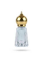 Load image into Gallery viewer, Zenvista Packagings  A Premium 10 ml mini attar bottle with golden taj cap 
