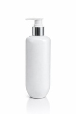 Load image into Gallery viewer, [ZMWH22] HDPE White cupbase Bottle With Silver White Dispenser Pump - 250ml
