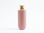 Load image into Gallery viewer, [ZMWH48] Pink Cupbase Bottle With Gold White Disk Top Cap - 250ml

