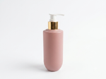 Load image into Gallery viewer, [ZMWH45] Pink Cupbase Bottle With Gold White Dispenser - 250ml
