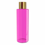 Load image into Gallery viewer, [ZMT114] Transparent Pink Color Pet Bottle With Gold Plated Simple Screw Cap 100ml
