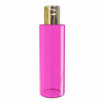 Load image into Gallery viewer, [ZMT115] Transparent Pink Color Pet Bottle With Gold Plated Fliptop Cap 100ml
