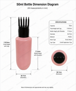 Load image into Gallery viewer, [ZMWH29] Pink Cupbase Bottle With Black Applicator Cap  - 50ml , 100ml &amp; 250ml

