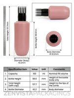 Load image into Gallery viewer, [ZMWH29] Pink Cupbase Bottle With Black Applicator Cap  - 50ml , 100ml &amp; 250ml

