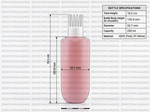 Load image into Gallery viewer, [ZMWH30] Pink Cupbase Bottle With White  Applicator Cap - 50ml , 100ml &amp; 250ml
