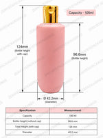 Load image into Gallery viewer, [ZMWH25] Pink Cupbase Bottle With Golden Fliptop Cap - 50ml , 100ml , 250ml
