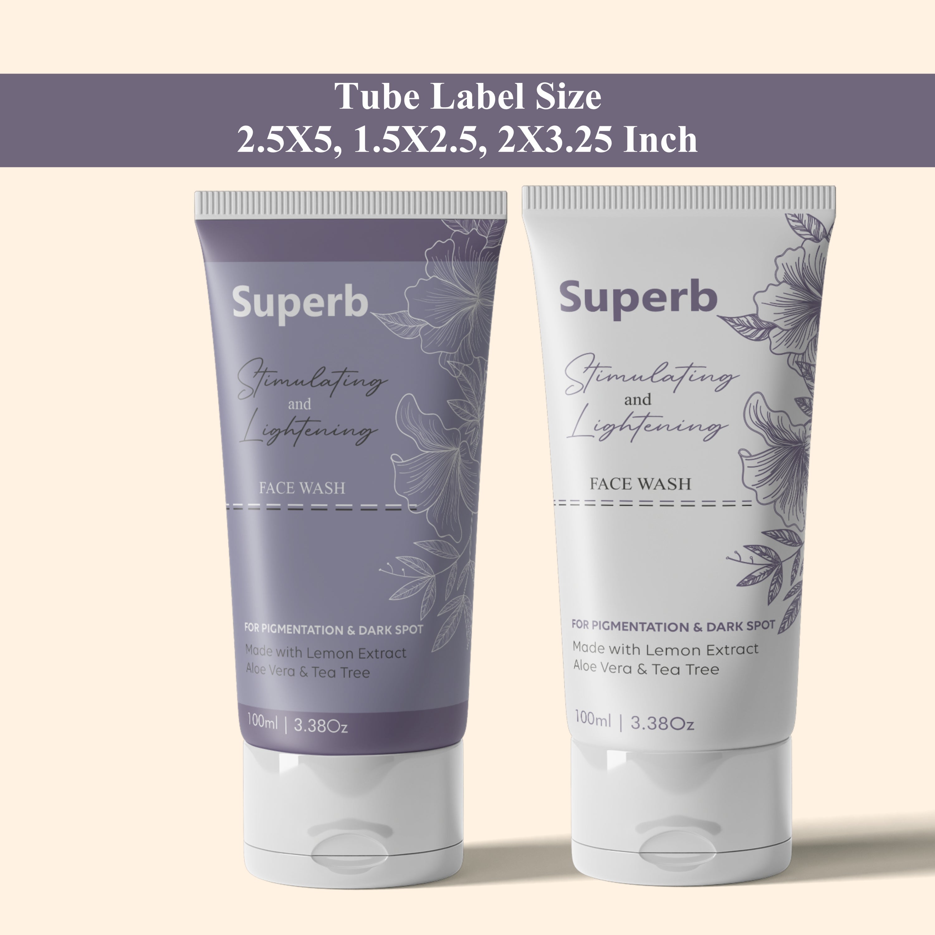 Product Label | Template Editable | Cosmetic Label Template | Skin Car ...