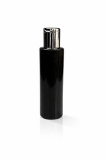 Load image into Gallery viewer, [ZMK67] Black Sleek Bottle With Silver Fliptop Cap - 100ml &amp; 200ml
