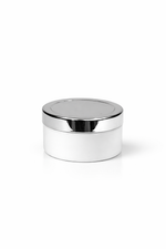Load image into Gallery viewer, [ZMJ70] White PP Jar With Silver Cap &amp; Wads - 50gm &amp; 100gm
