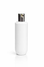 Load image into Gallery viewer, [ZMWH23] Hdpe White Cupbase Bottle With Silver Fliptop Cap -100ml and 250ml
