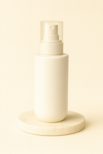 Load image into Gallery viewer,  HDPE White Cupbase Bottle With Plum Mist Spray Pump
