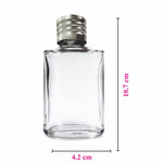 Load image into Gallery viewer, [ZMG175] Transparent Glass Bottle With Silver Tin Cap - 30ml
