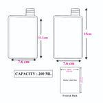 Load image into Gallery viewer, [ZMWH03] White Rectangle Edge Cap Bottle With Gold White Dispenser Pump - 200ml
