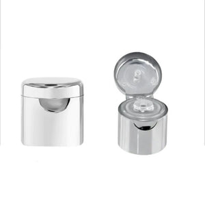 [ZMPC29] Silver Flip Top Cap - 20mm, 24mm