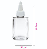 Load image into Gallery viewer, [ZMG176] Transparent Glass Bottle With White Twist Cap - 30ml
