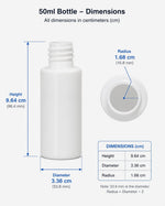 Load image into Gallery viewer, [ZMW81] White Flat Shoulder Round Bottle With White Mist Spray Pump - 100ml
