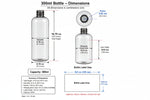 Load image into Gallery viewer, [ZMW116] White Round Bottle With White Gold Streak Cap
