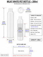 Load image into Gallery viewer, [ZMW123] White Sleek Bottle With Silver Fliptop Cap - 100ml &amp; 200ml
