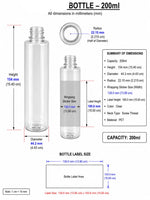 Load image into Gallery viewer, [ZMT72] Transparent JLI Bottle With Gold Flip-top Cap - 25ml, 30ml, 50ml, 100ml &amp; 200ml
